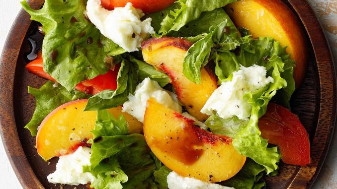 Peach Caprese Salad