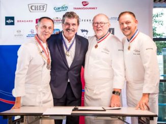 André Terrail, Amandine Chaignot, Christophe Felder et Florent Martin sont les Toques 2024 des Toques Françaises  ​