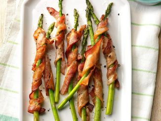 Air-Fryer Bacon-Wrapped Asparagus