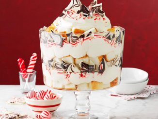 Peppermint Bark Trifle
