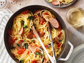One-Pot Sausage and Basil Pasta