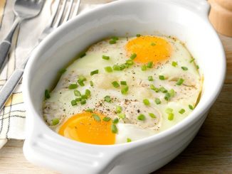 Air-Fryer Eggs Lorraine