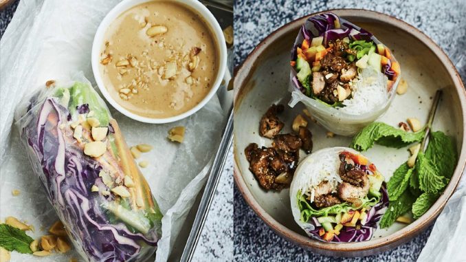 Rouleaux de printemps aux 5 parfums à l’émincé d’agneau