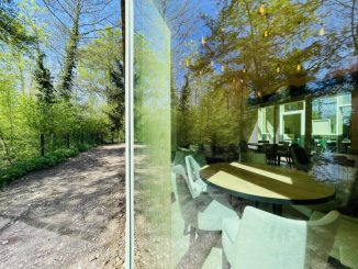 La Table du lac à Colmar ; une ouverture sur la forêt