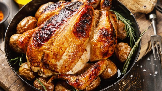 Le petit secret pour un poulet rôti 