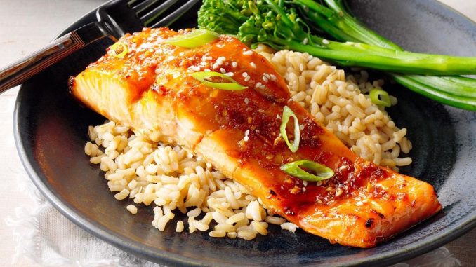 Baked Teriyaki Salmon