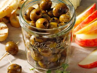 Grilled Herbed Olives