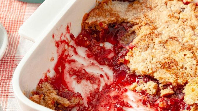 Strawberry Dump Cake