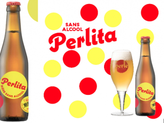 La brasserie PERLE sort PERLITA bière sans alcool.