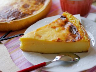 Comme un flan pâtissier, mais beaucoup plus léger – cette version sans lait imite parfaitement la recette traditionnelle