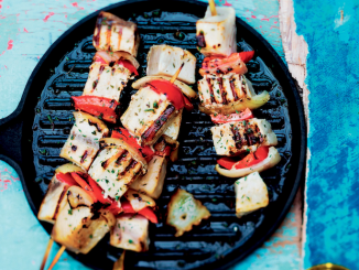 Souvlaki de poisson, au thym et à l’origan de Dina Nikolaou