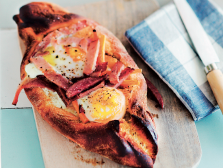 Penirlis à la courge, à l’œuf et à la louza de Dina Nikolaou