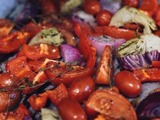 sliced tomatoes and onions